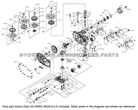 Found on Diagram: Transmission, RH - 03935200. . Hydrogear zt3400 parts list
